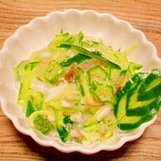 細切り野菜☆ネバネバ和え